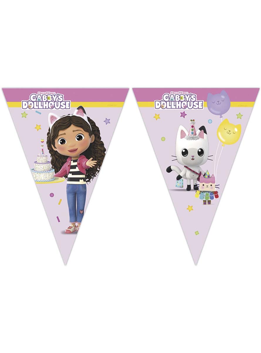 Guirlande de fanions Gabby et la maison magique