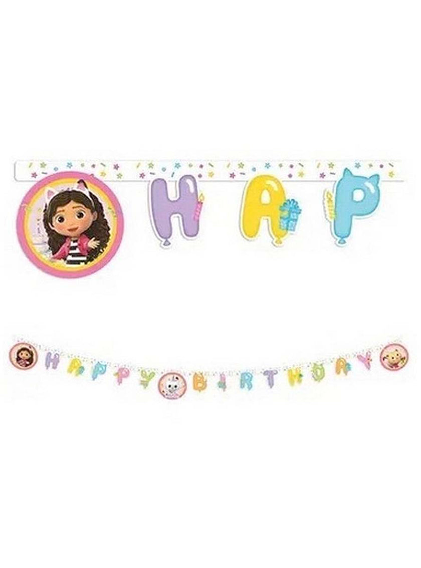 Guirlande Happy Birthday Gabby et la maison magique