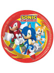 8 assiettes Sonic (23cm)