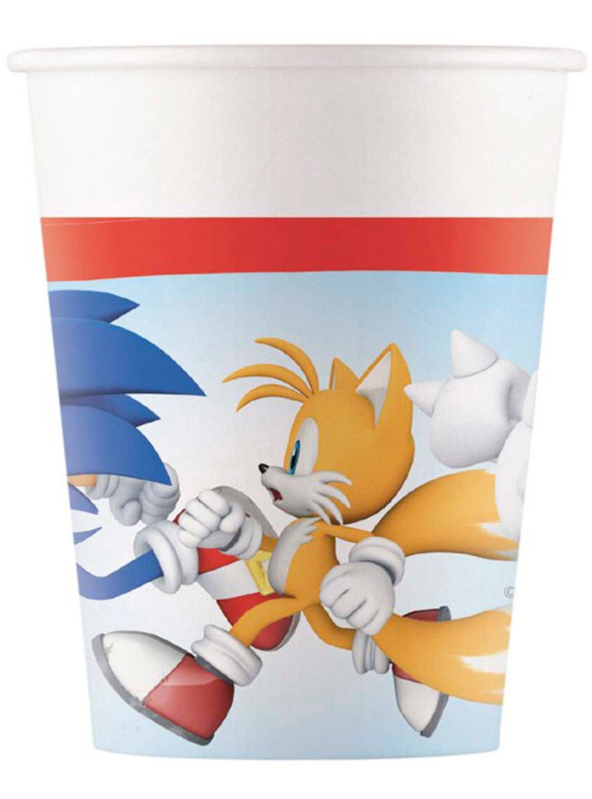 8 gobelets Sonic