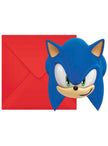 6 invitations Sonic