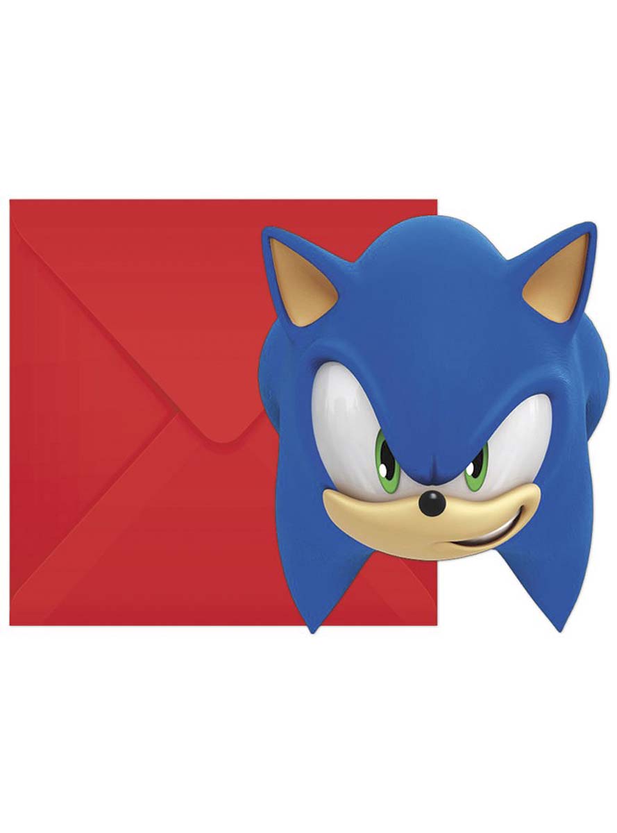 6 invitations Sonic