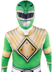 Déguisement Power Ranger vert en seconde peau