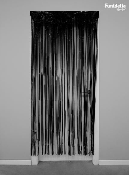 Rideau noir décoratif