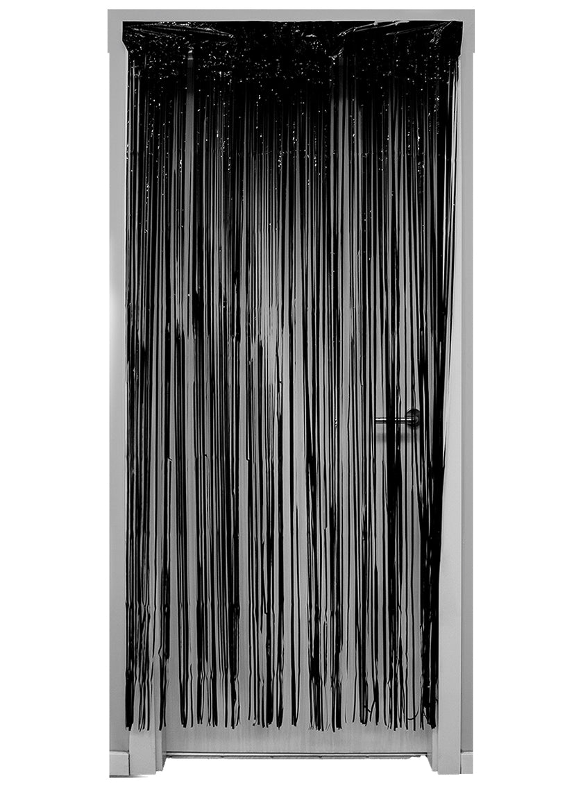 Rideau noir décoratif