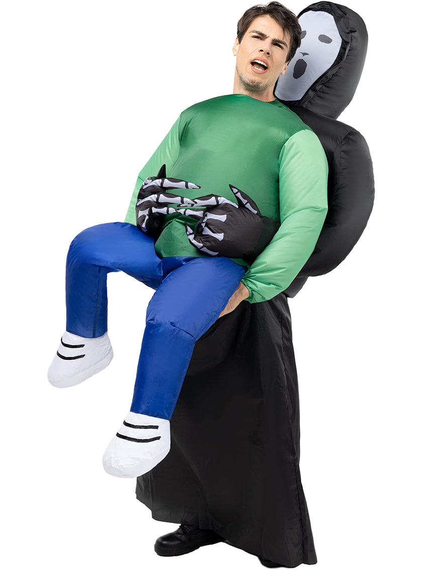 Déguisement faucheur gonflable adulte