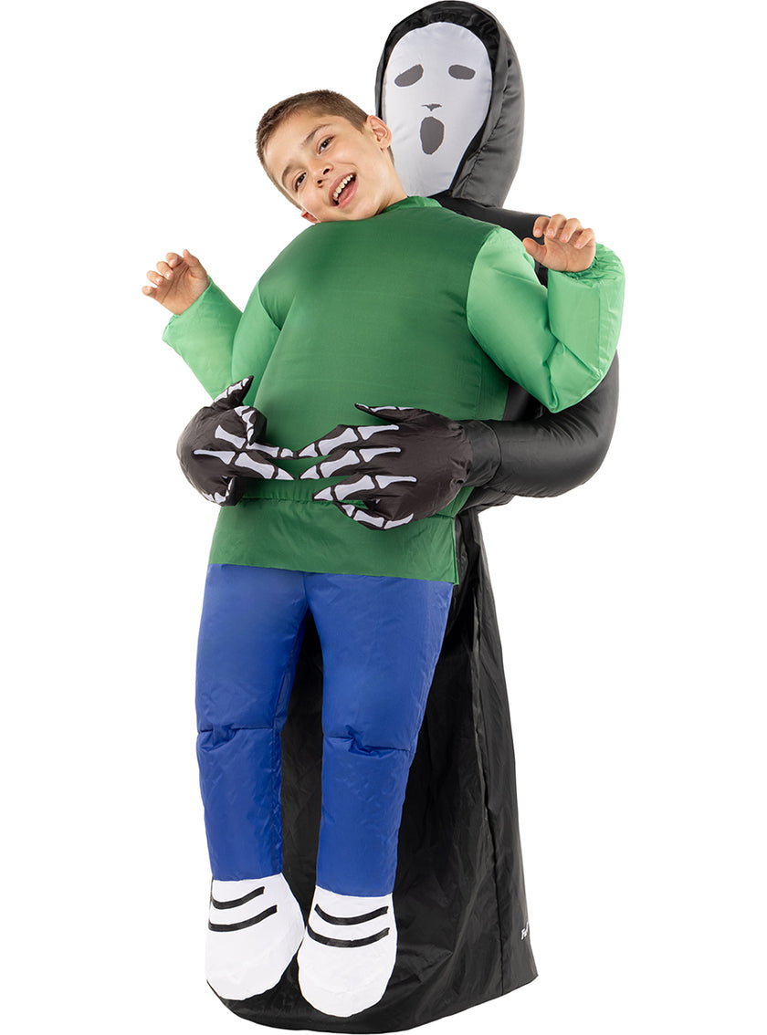 Déguisement faucheur gonflable enfant