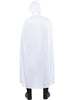 Cape blanche à capuche pour adulte