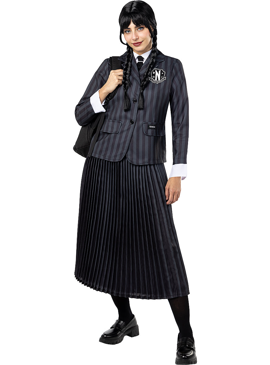 Déguisement de mercredi Addams uniforme - Wednesday