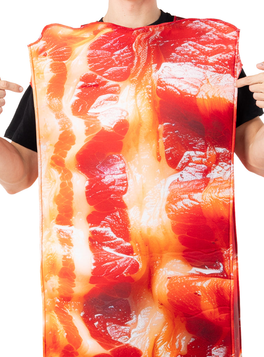 Déguisement de bacon pour adulte