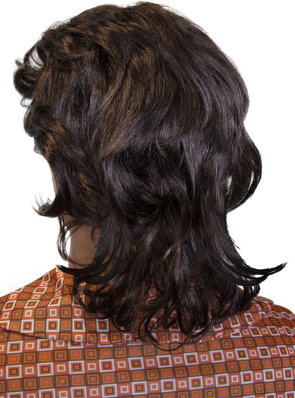 Perruque et moustache années 70