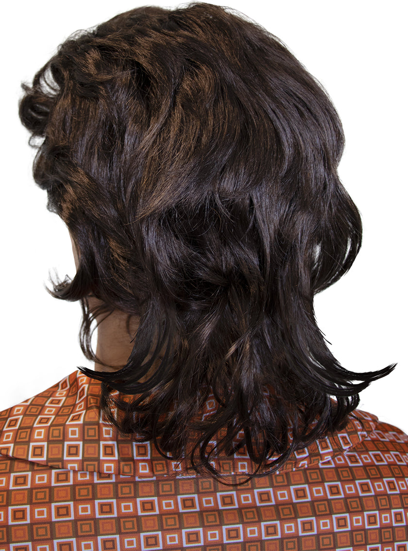 Perruque et moustache années 70