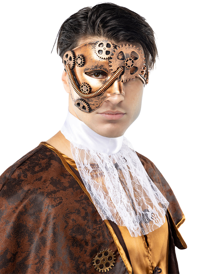 Masque mi-visa steampunk