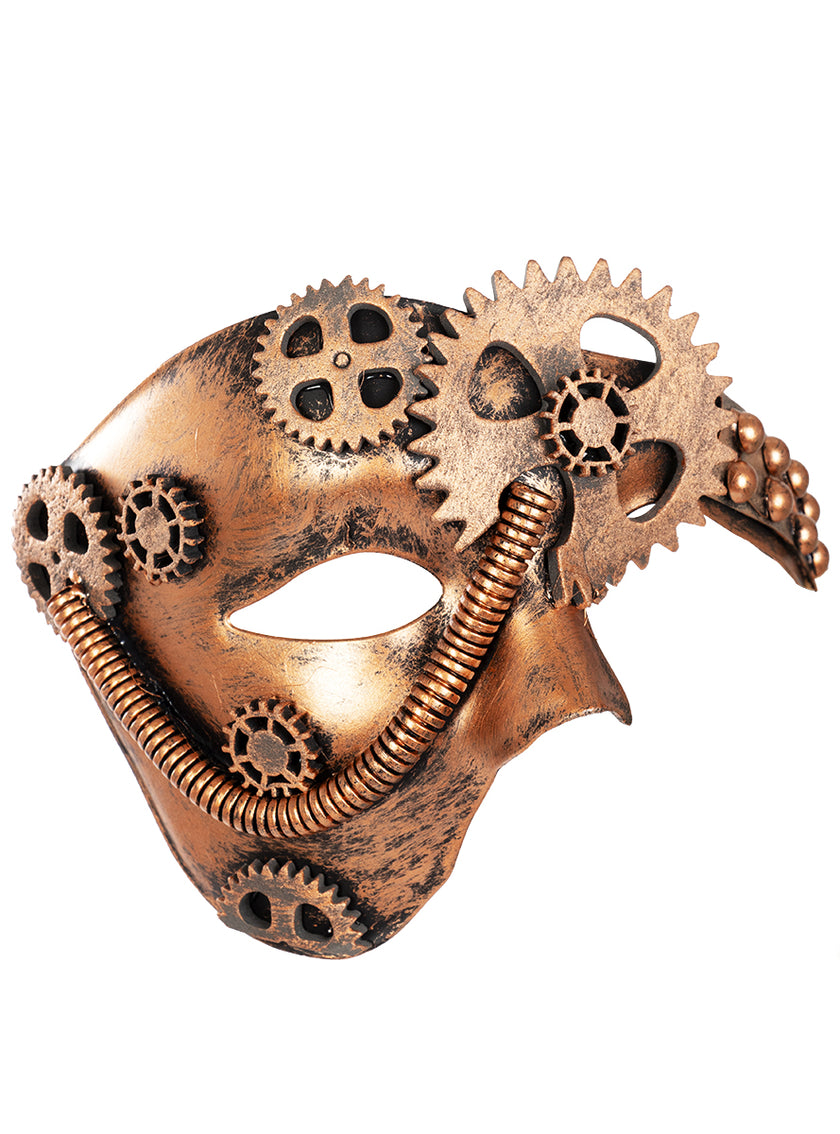 Masque mi-visa steampunk