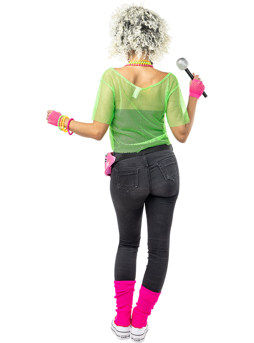 Kit accessoires des années 80 pour femmes