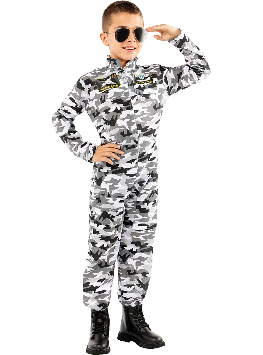 Déguisement pilote de chasse garçon