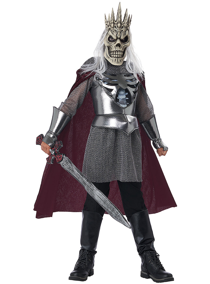 Déguisement squelette médiéval garçon