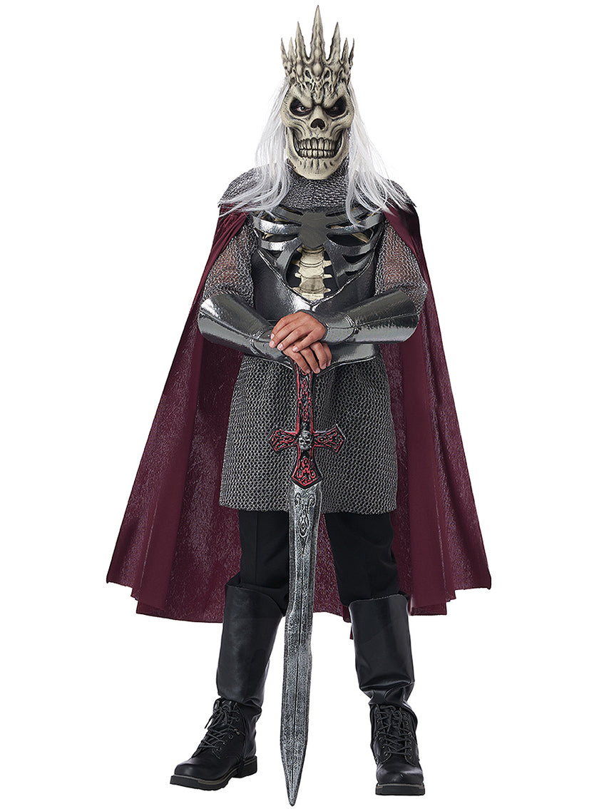 Déguisement squelette médiéval garçon