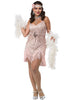 Déguisement Charleston premium rose femme