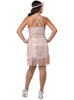 Déguisement Charleston premium rose femme