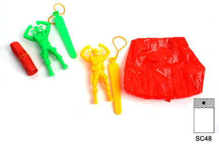 parachutiste fluo 9cm