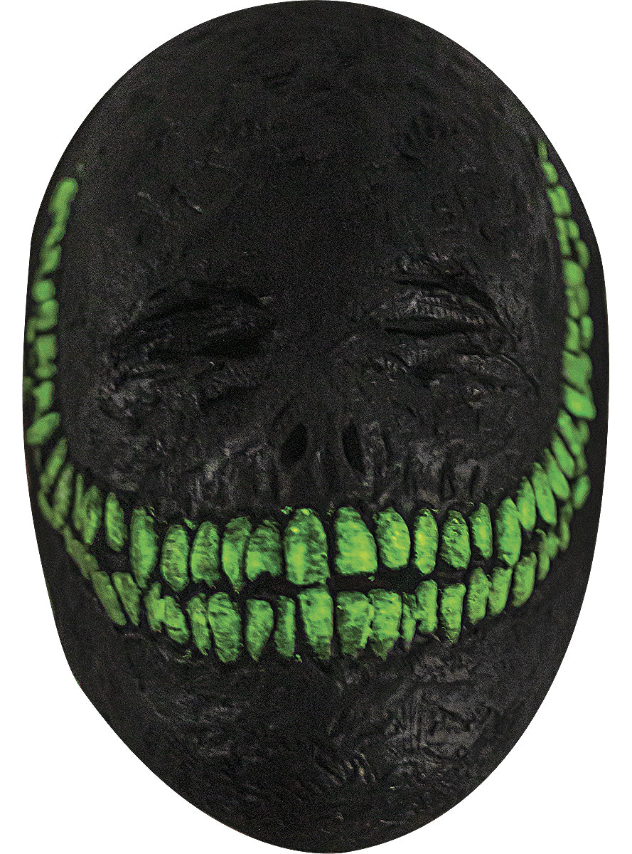 Masque sourire maléique phosphorescent