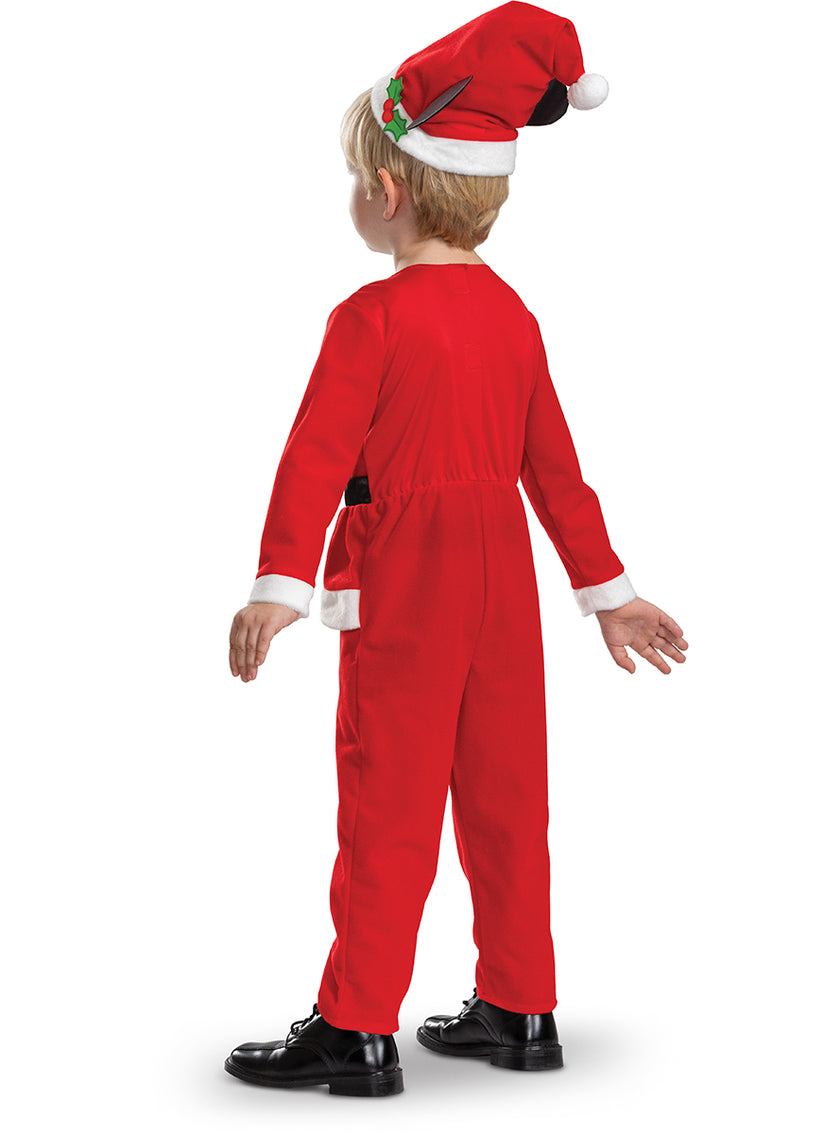 Déguisement Mickey Mouse père noël garçon