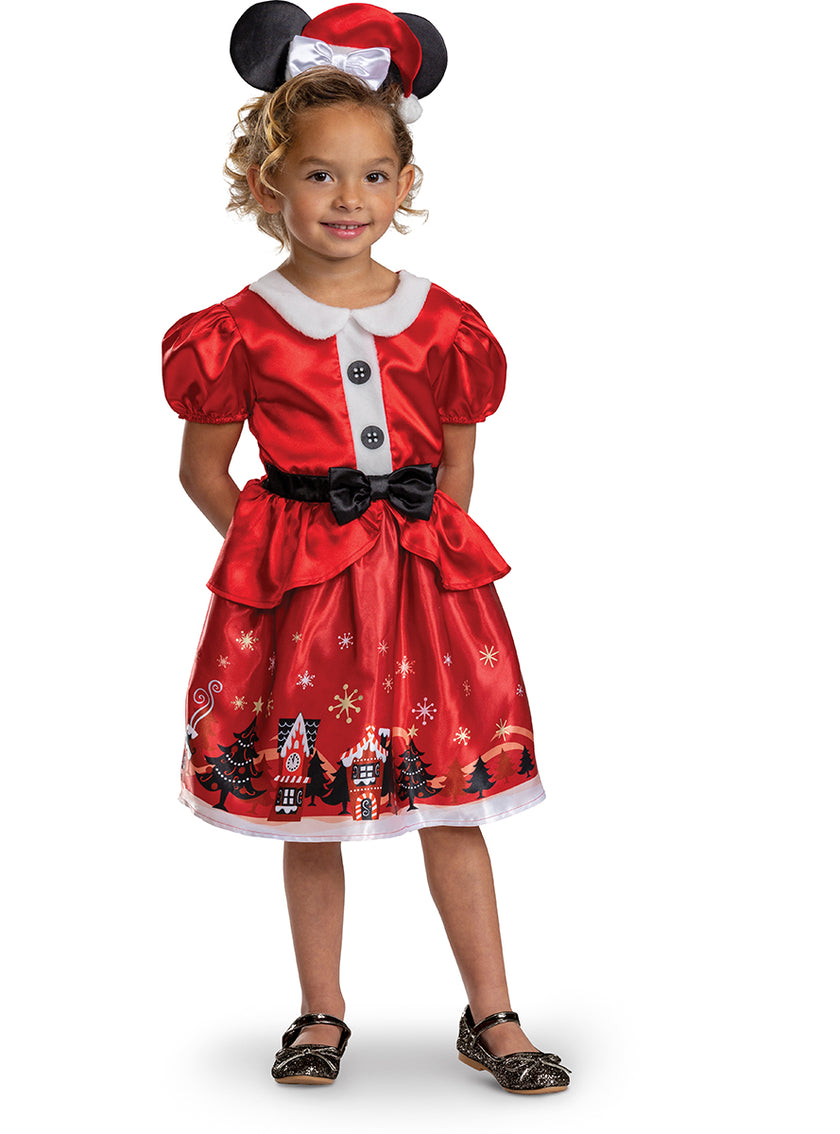 Déguisement Minnie Mouse mère noël fille