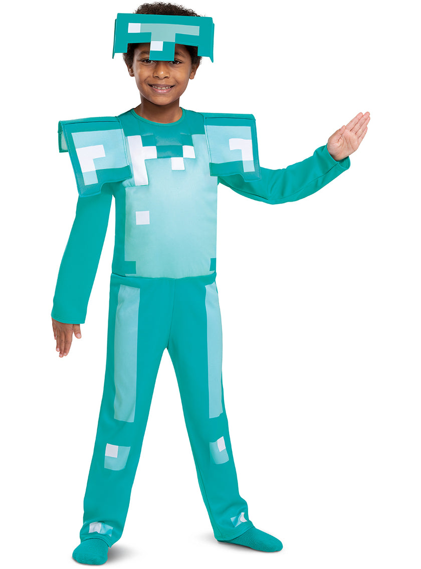 Déguisement armure Minecraft garçon