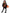 Poncho citrouille enfant