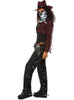 Déguisement cowboy squelette Deluxe femme