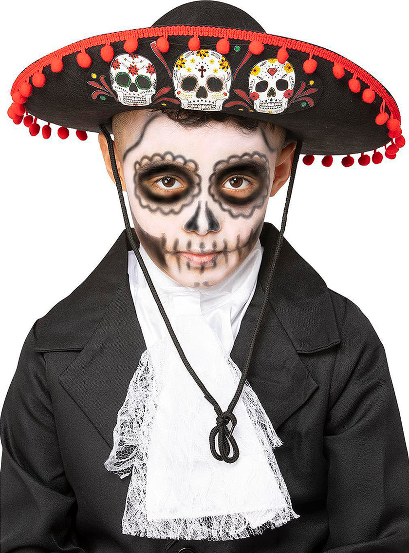 Chapeau Día de los muertos enfant