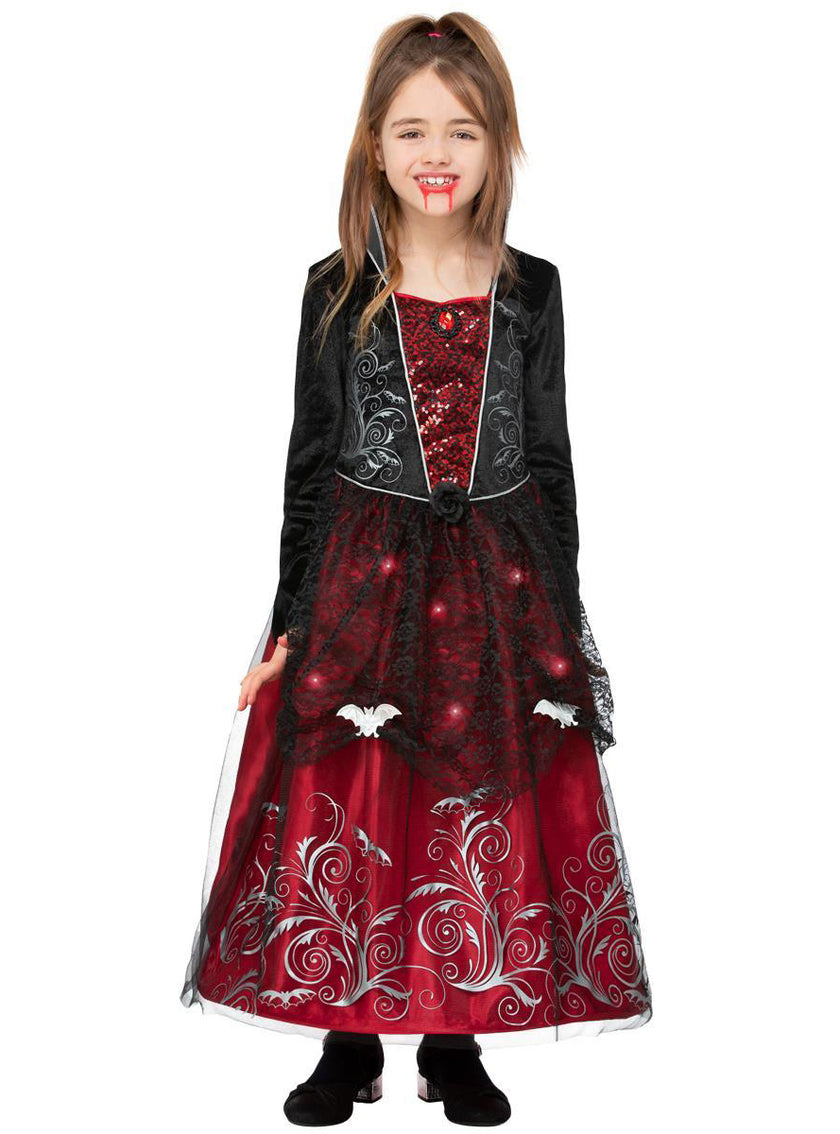 Déguisement vampire chauve-souris Deluxe fille