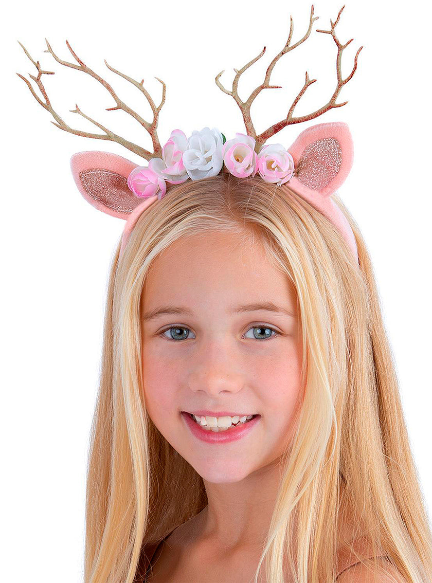 Serre-tête cerf fille