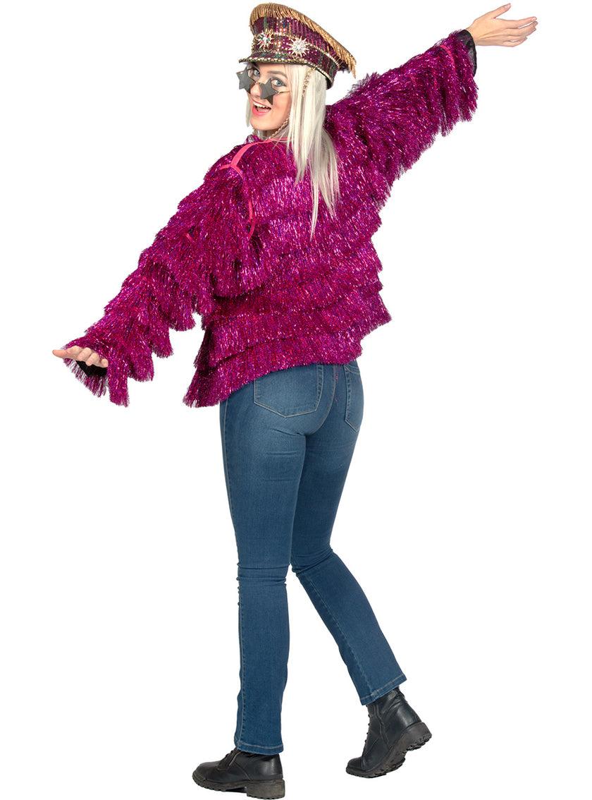 Veste festival rose femme