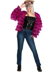 Veste festival rose femme