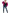 Veste festival rose femme