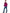 Veste festival rose femme