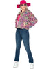 Veste léopard rose femme