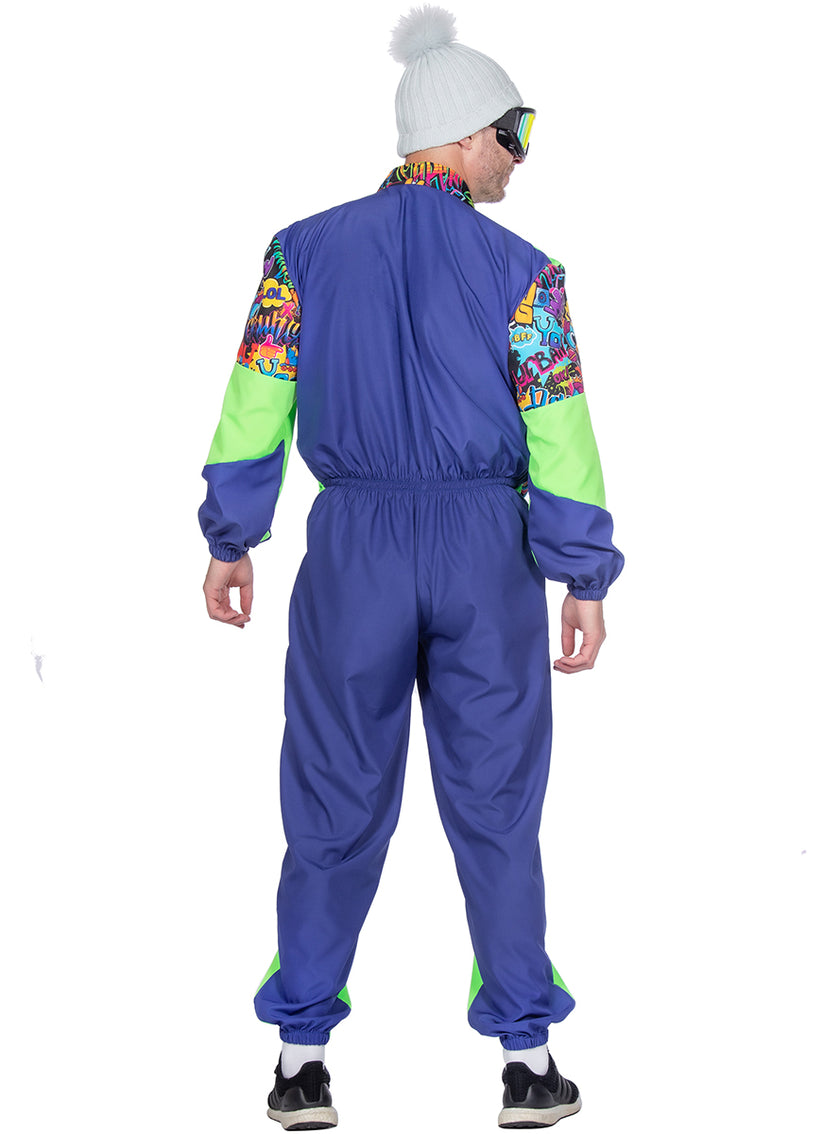 Déguisement ski années 80 rétro homme