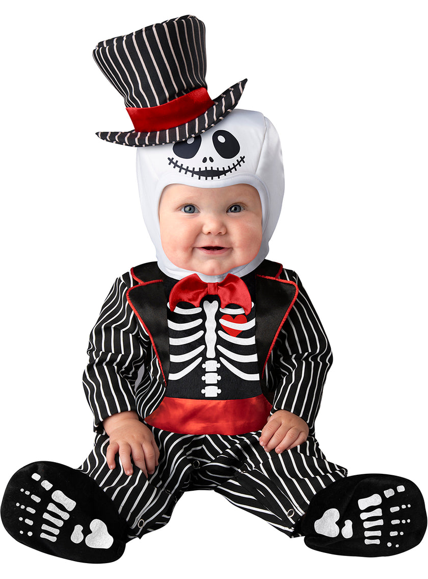Déguisement squelette élégant bébé