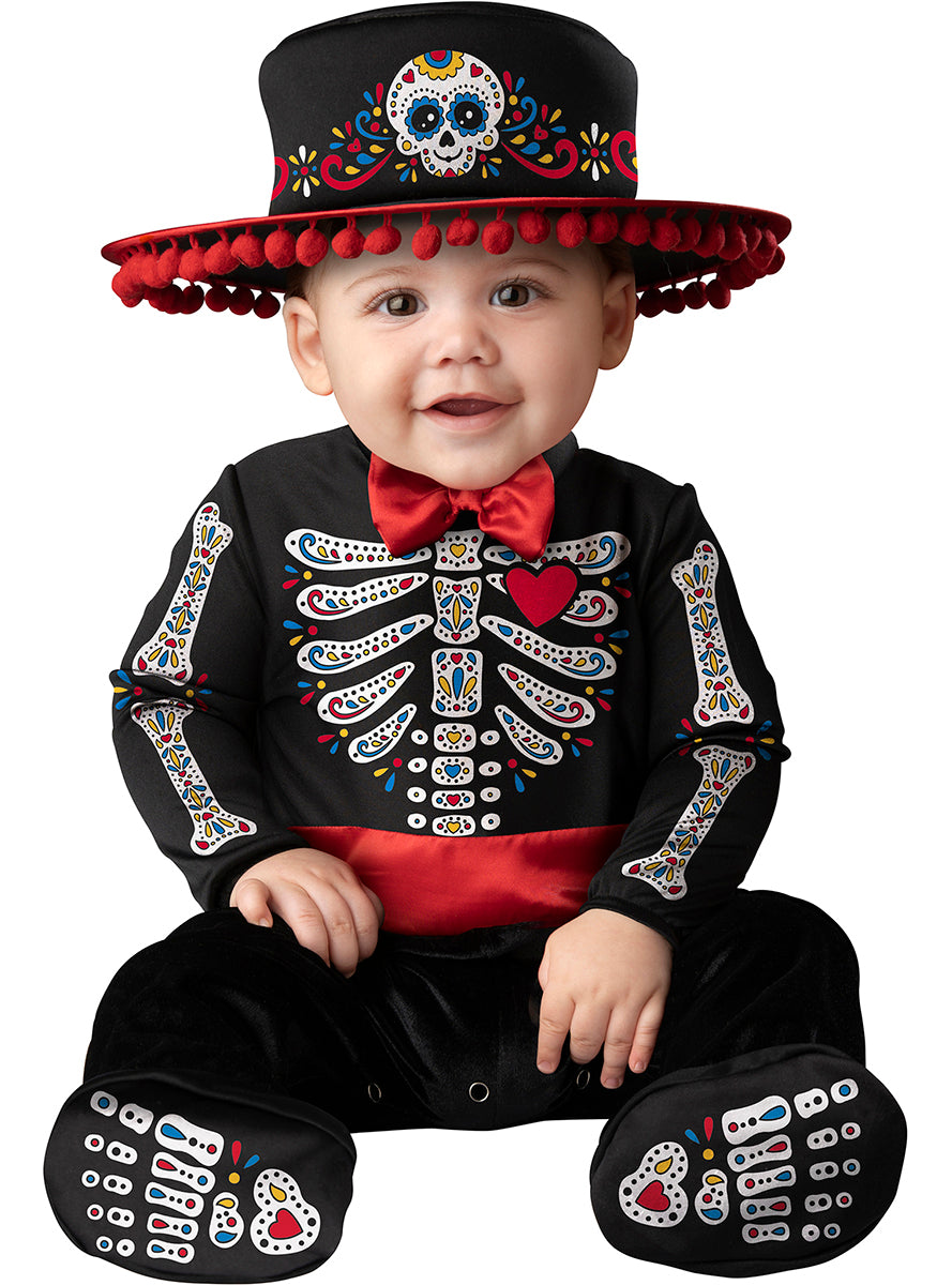 Déguisement Dia de los Muertos bébé