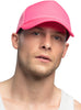 Casquette rose fluo