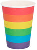 8 gobelets arc-en-ciel