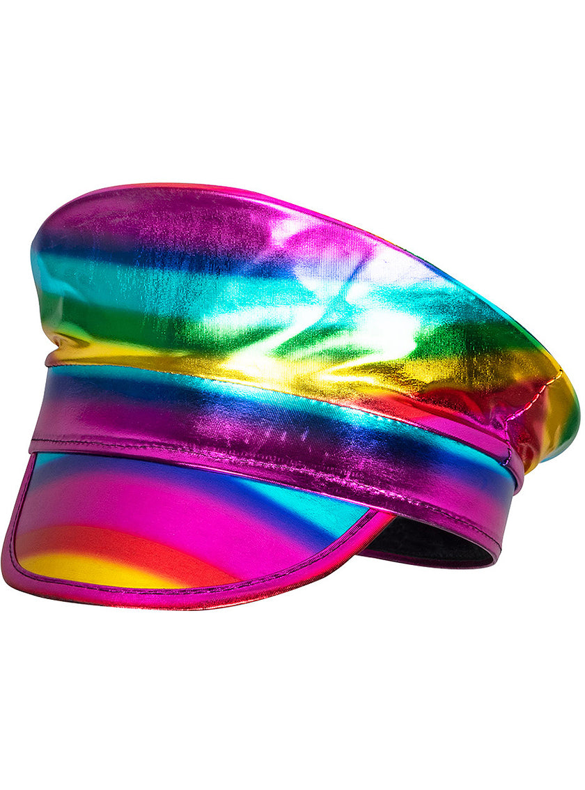 Casquette capitaine arc-en-ciel