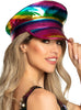 Casquette capitaine arc-en-ciel