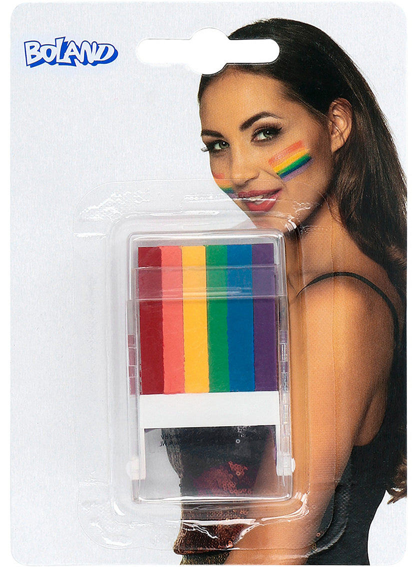 Crayon maquillage drapeau arc-en-ciel 6 en 1