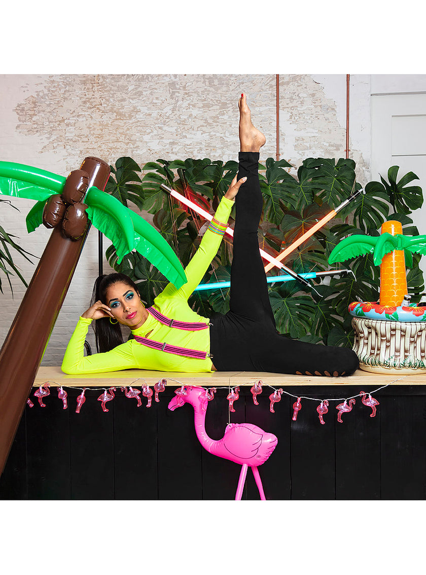 Flamant rose gonflable 60cm