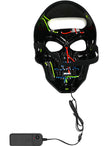 Masque squelette LED