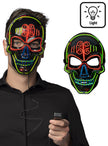 Masque squelette LED